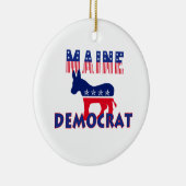 Maine Democraat Keramisch Ornament (Rechts)