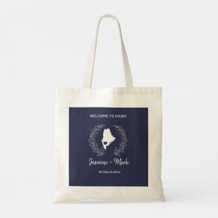 Maine Destination Wedding Welcome Tote Bag