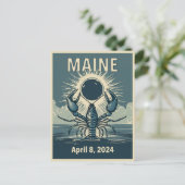 Maine Eclipse Briefkaart (Staand voorkant)