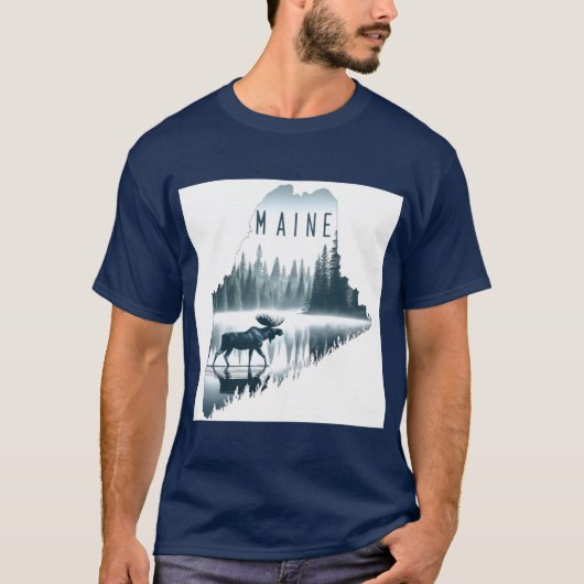 Maine Eland T-shirt (Voorkant)