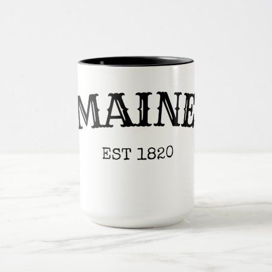 Maine Est. 1820 Mok (Midden)