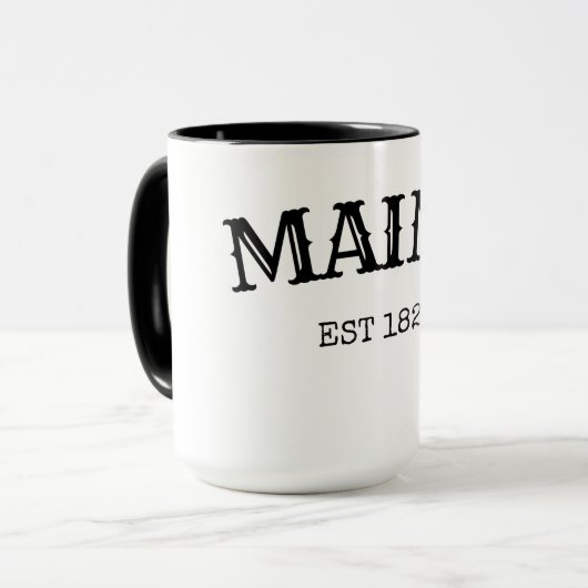 Maine Est. 1820 Mok (Voorkant links)