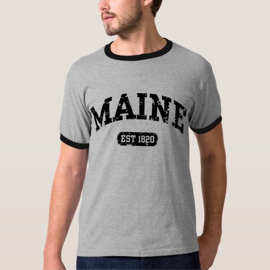 Maine Est 1820 T-shirt (Voorkant)