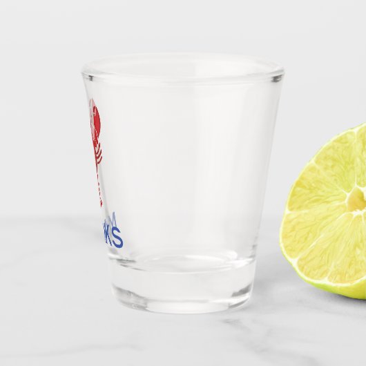 Maine Evenement Kreeft Fest New England Huwelijksg Shot Glas (Rechts)