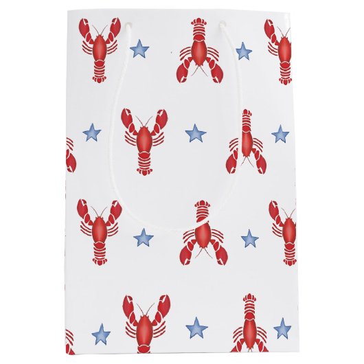 Maine Event Kreeft Voorbereidend Zeekant Kust- Medium Cadeauzakje (Voorkant)