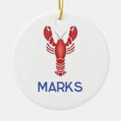 Maine Event Lobsterfest New England Trouwgunst Keramisch Ornament (Voorkant)