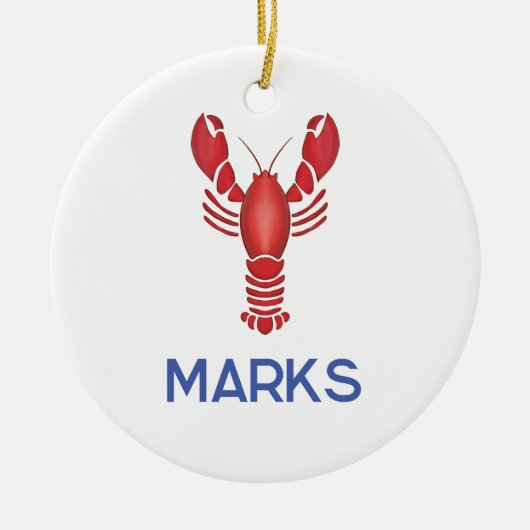 Maine Event Lobsterfest New England Trouwgunst Keramisch Ornament (Voorkant)