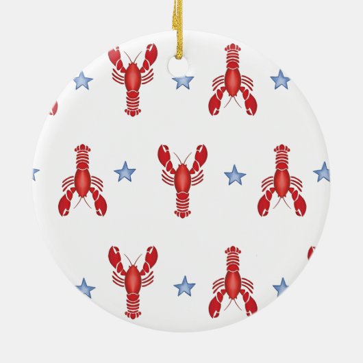 Maine Event Lobsterfest New England Trouwgunst Keramisch Ornament (Achterkant)