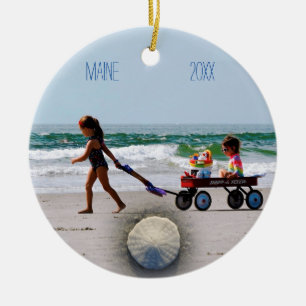 Maine Family Foto Keramisch Ornament