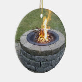 Maine FirePits. Keramisch Ornament (Rechts)