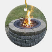 Maine FirePits. Keramisch Ornament (Voorkant)