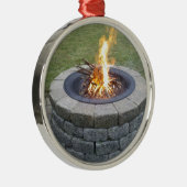 Maine FirePits. Metalen Ornament (Rechts)