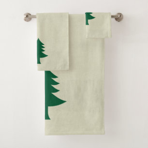 Maine Flag 1901 Bad Handdoek