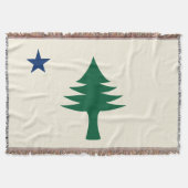 Maine Flag 1901 Deken (Voorkant)