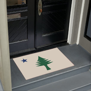Maine Flag 1901 Deurmat