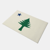 Maine Flag 1901 Deurmat (Schuin)