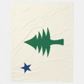 Maine Flag 1901 Fleece Deken (Voorkant)