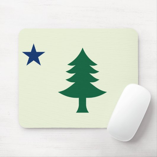 Maine Flag 1901 Muismat (Met muis)