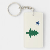 Maine Flag 1901 Sleutelhanger (Voorkant)