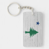 Maine Flag 1901 Sleutelhanger (Voorkant)