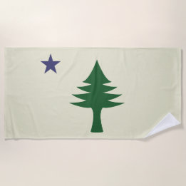 Maine Flag 1901 Strandlaken