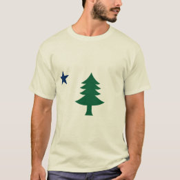 Maine Flag 1901 T-shirt