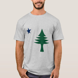 Maine Flag 1901 T-shirt
