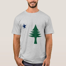 Maine Flag 1901 T-shirt