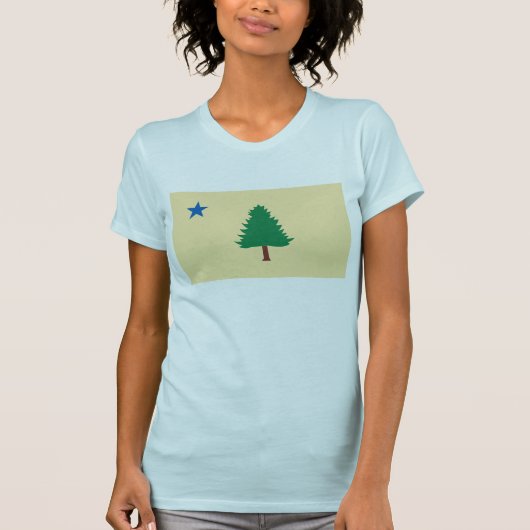 Maine Flag (1901) T-shirt (Voorkant)