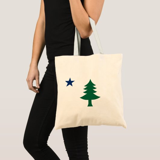 Maine Flag 1901 Tote Bag (Voorkant (product))