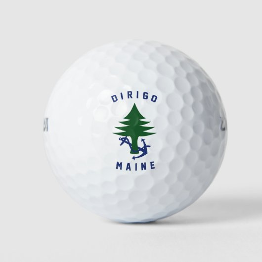 MAINE FLAG GOLFBALLEN (Voorkant)