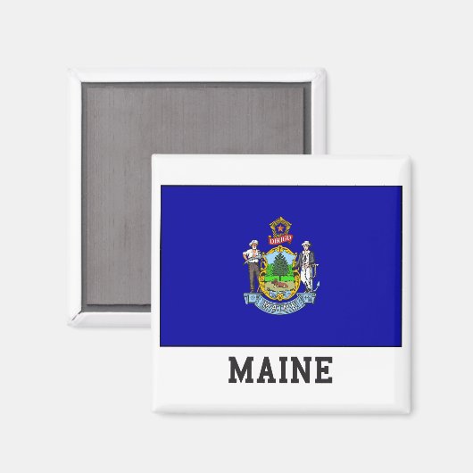 Maine Flag Magneet (Voorkant / Achterkant)