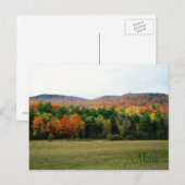 Maine Foliage Briefkaart (Voorkant / Achterkant)