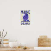 Maine for Barack Obama Poster (Keuken)