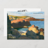 Maine Forever Bicentennial Stamp Briefkaart (fancy (Voorkant / Achterkant)