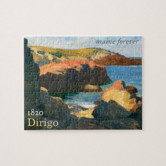 Maine Forever Bicentennial Stamp Jigsaw Puzzle Legpuzzel (Horizontaal)