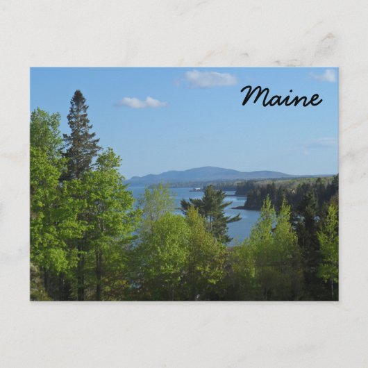 Maine - Frenchman Bay Briefkaart (Voorkant)