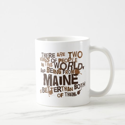 Maine (Funny) Gift Koffiemok (Rechts)