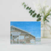 Maine General Store Aquarel Briefkaart (Staand voorkant)
