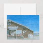 Maine General Store Aquarel Briefkaart (Voorkant / Achterkant)