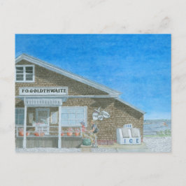 Maine General Store Aquarel Briefkaart