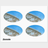 Maine General Store Aquarel Ovale Sticker (Vel)