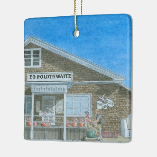 Maine General Store Keramisch Ornament (Links)