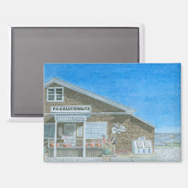 Maine General Store Watercolor Magneet