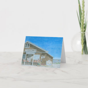 Maine General Store Waterverf Bedankkaart