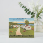 Maine, Glen Cove Motor Court, Camden Briefkaart (Staand voorkant)