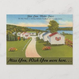 Maine, Glen Cove Motor Court, Camden Briefkaart