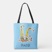 Maine Gnomes Welcome Home Tote Bag (Achterkant)