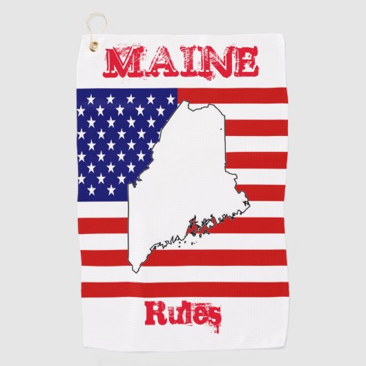 MAINE    GOLFHANDDOEK (Voorkant)