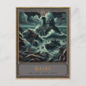 Maine | Gotische kunst Briefkaart (Voorkant)